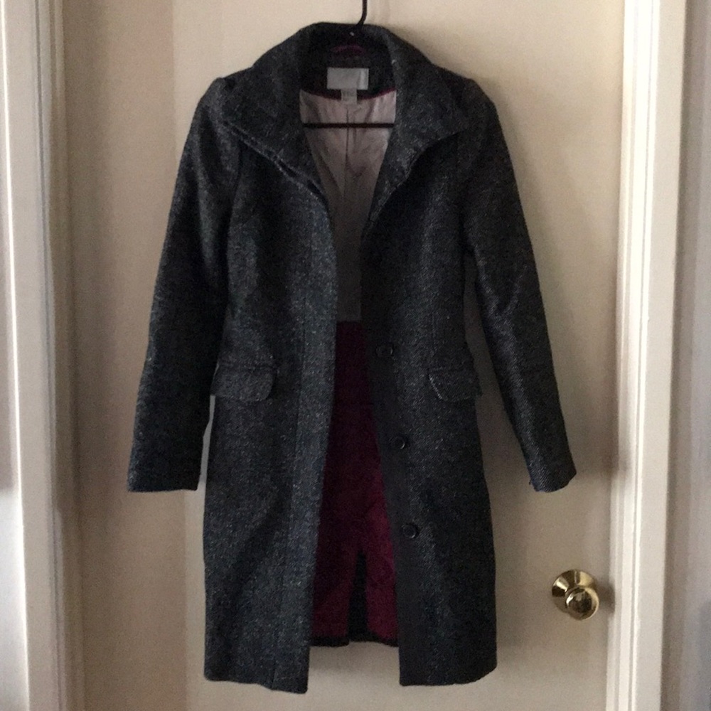 H&M Pea coat in pepper